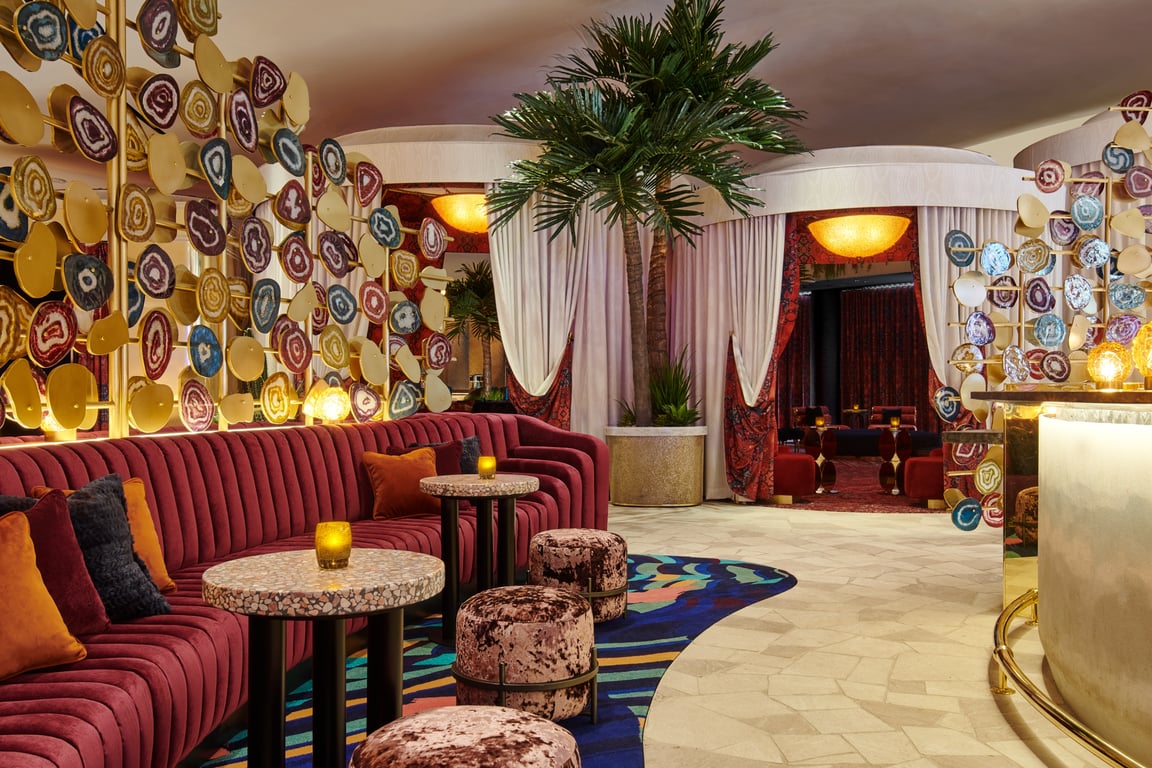 The Bar at Commons Club & Shag Room Entrance | Virgin Hotels Las Vegas, Curio Collection by Hilton