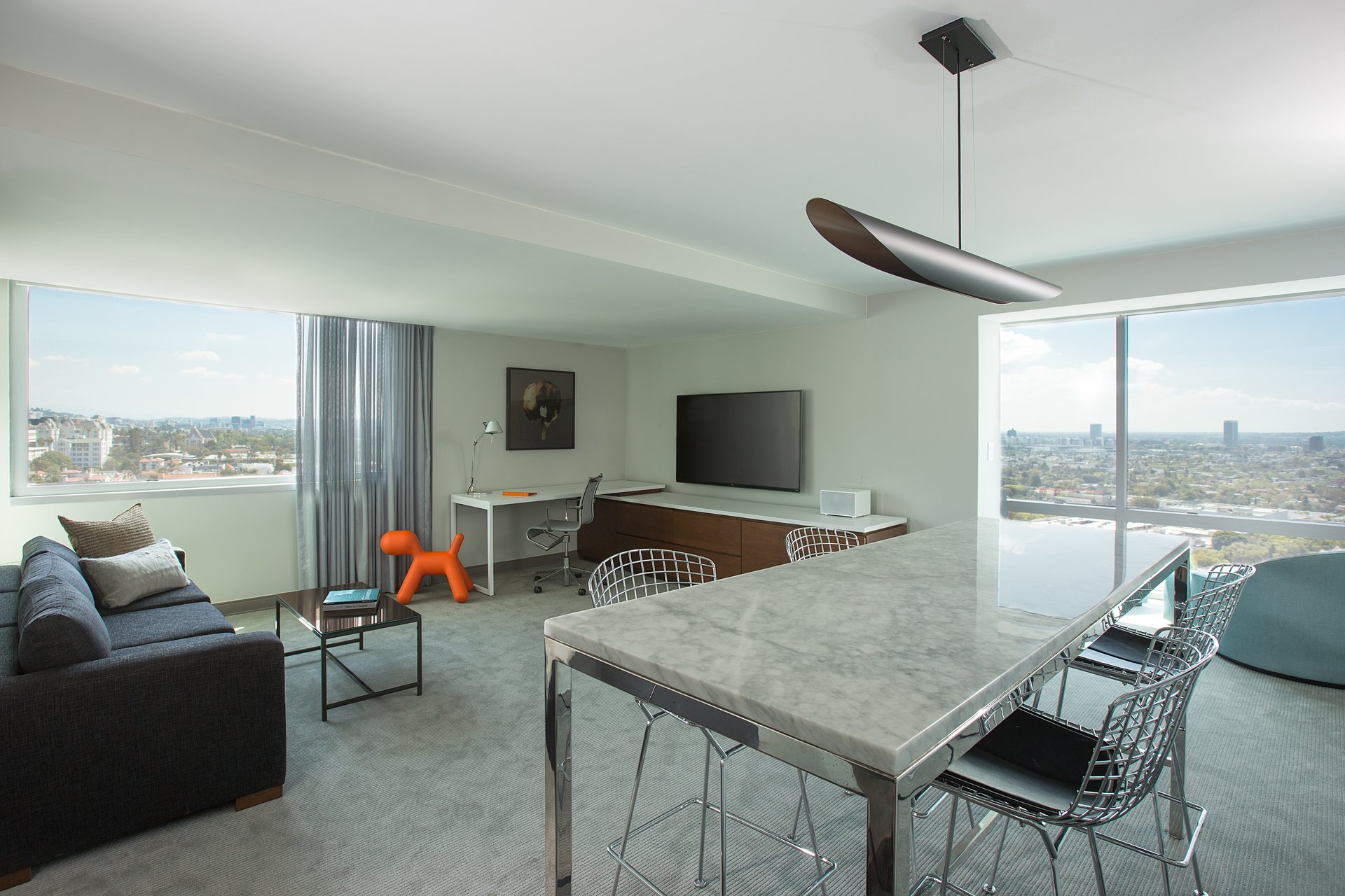 Living Room and Dining Table