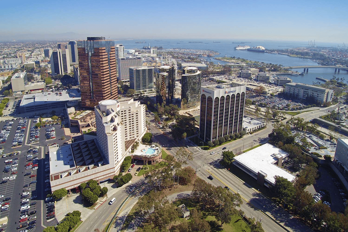 Aerial View | Hilton Long Beach