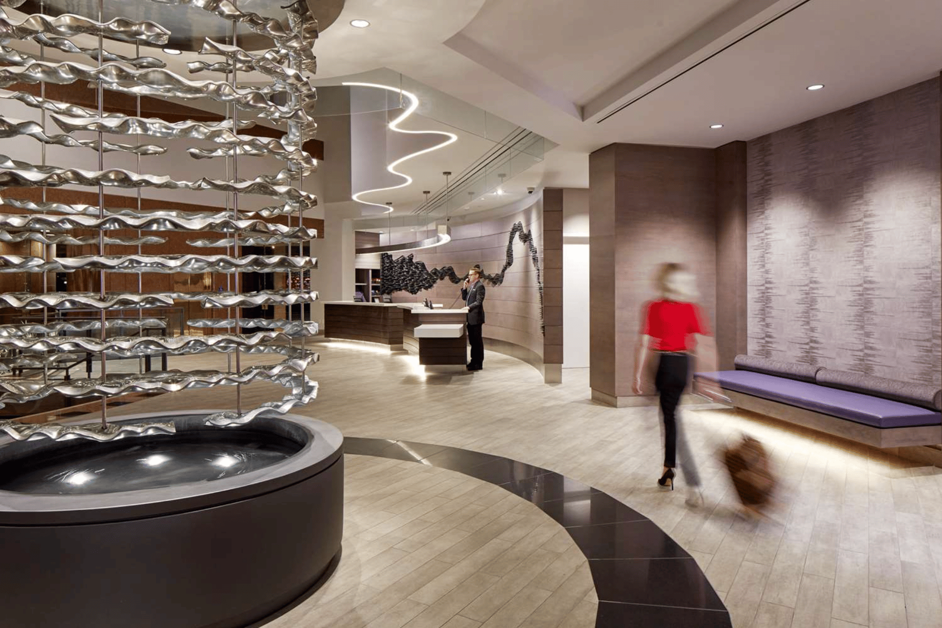 Lobby Area | Hilton Long Beach