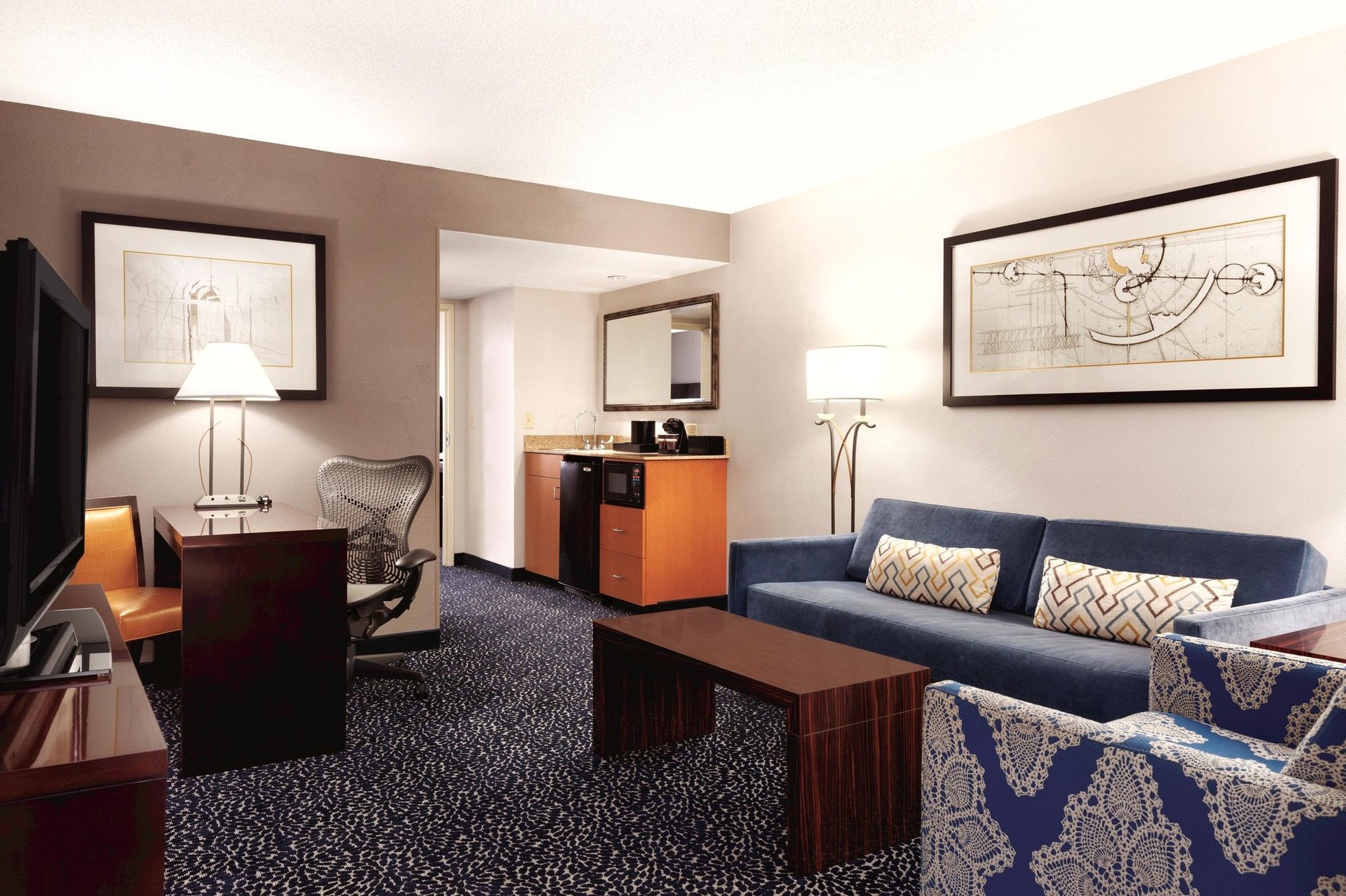 Two Doubles Accessible Living Area