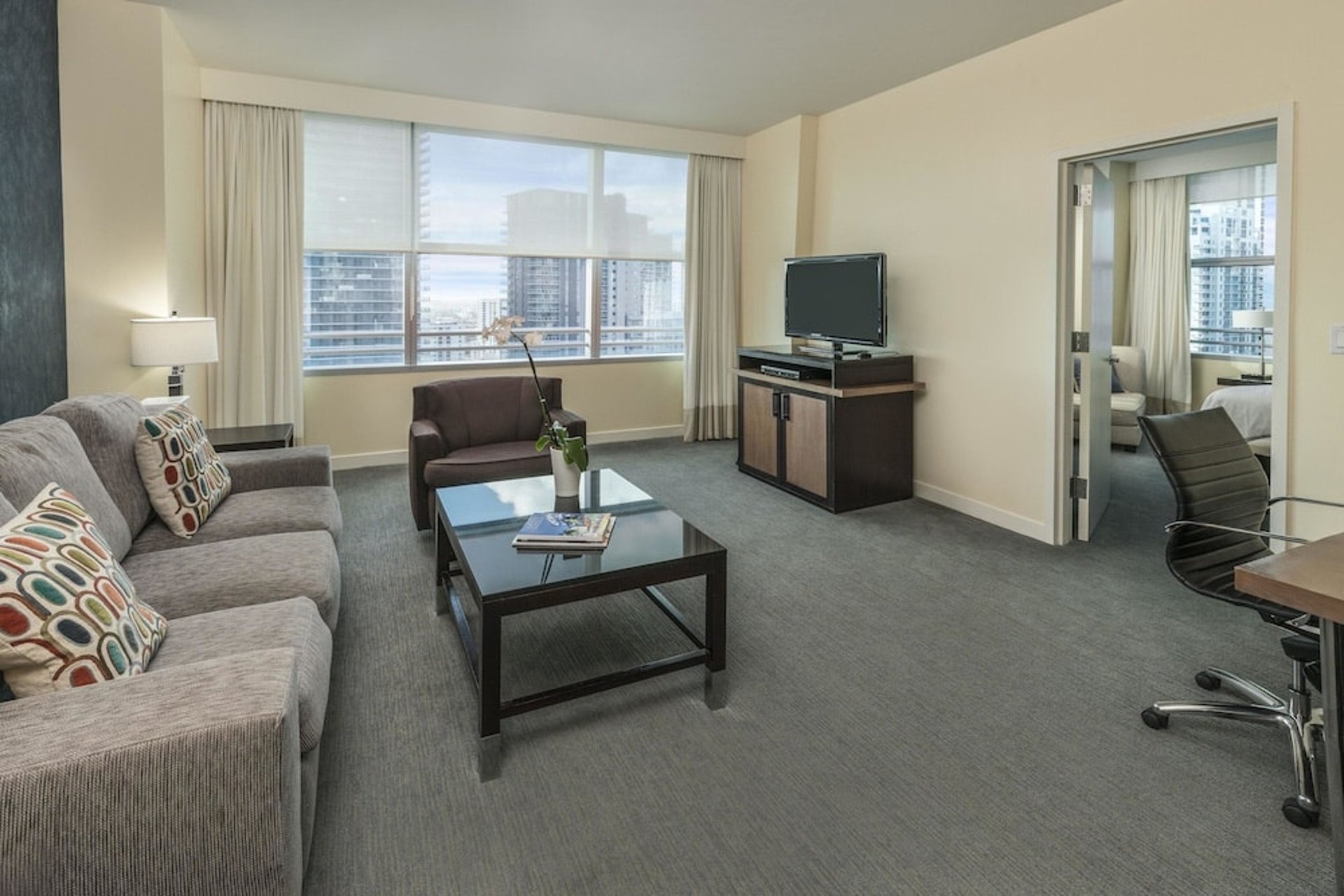 Corner Suite Living Area
