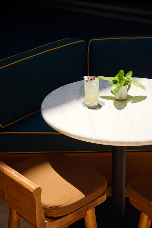 Drink on Table | Mayfair House Hotel & Garden