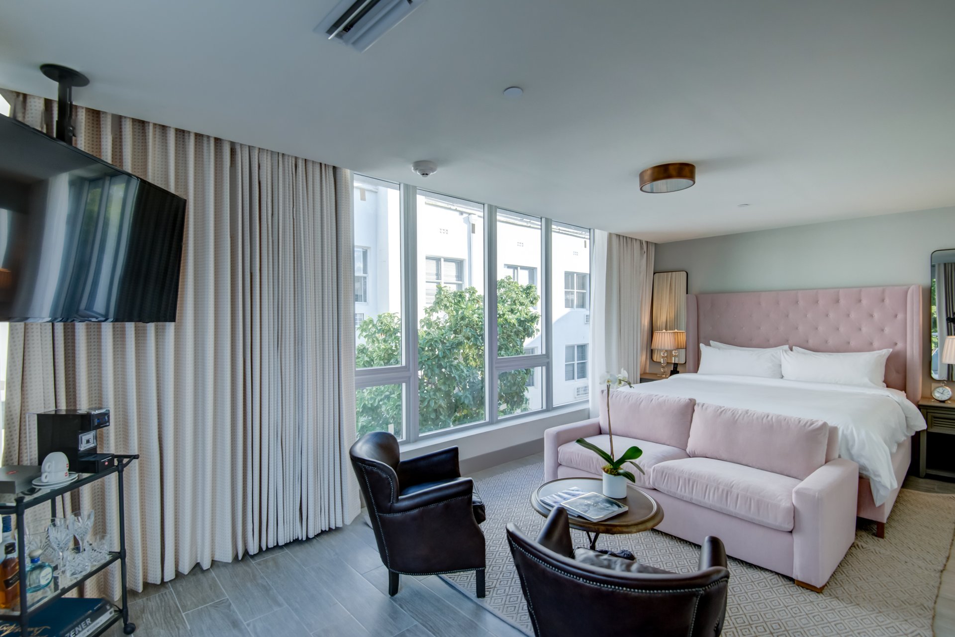 Bedroom sitting area