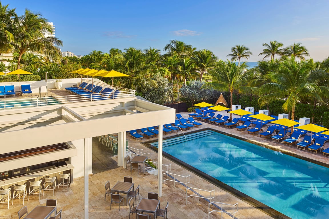 Aerial Pool View | Royal Palm South Beach Miami, a Tribute Portfolio Resort