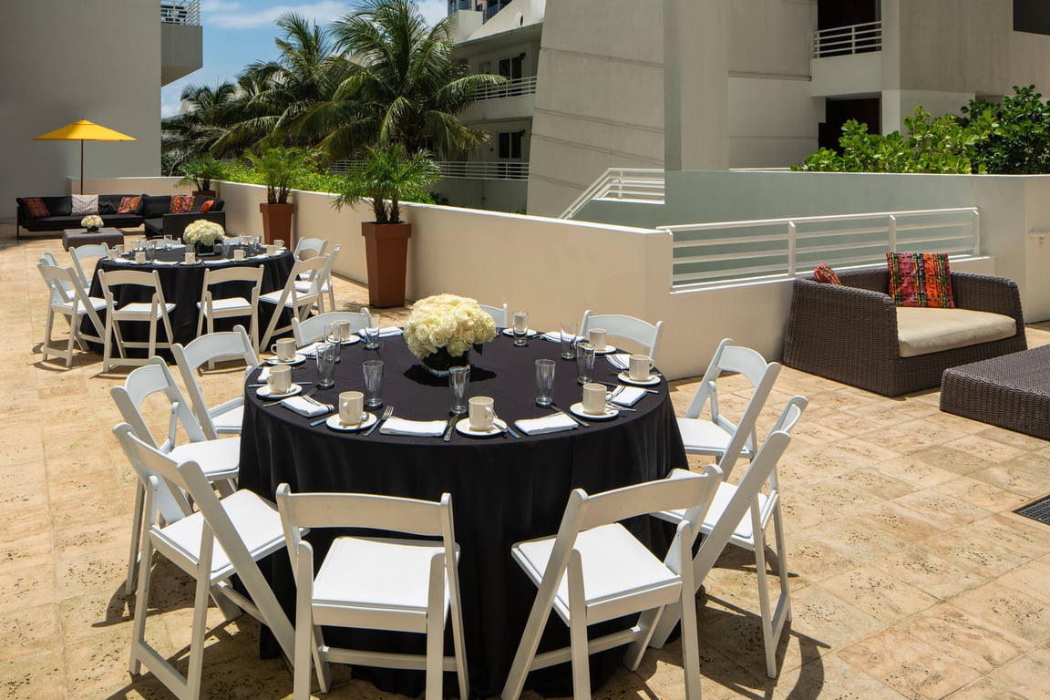 Patio Function | Royal Palm South Beach Miami, a Tribute Portfolio Resort