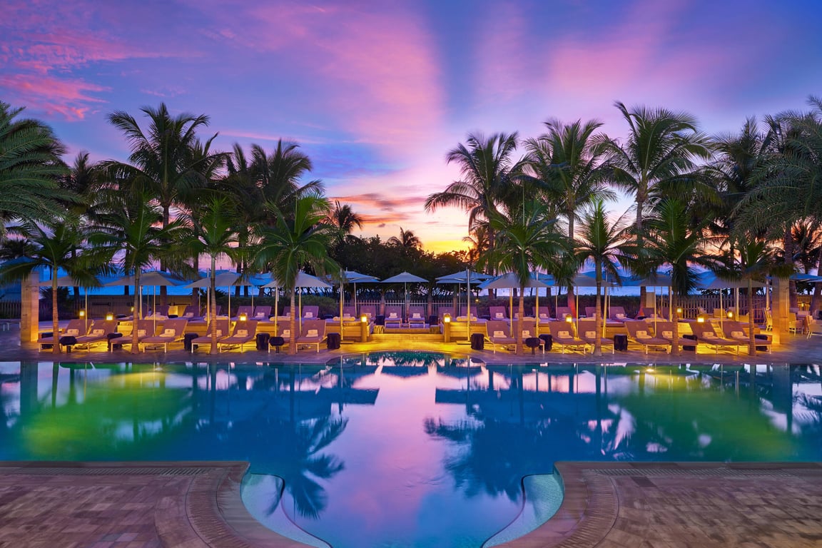 Night Pool | The St. Regis Bal Harbour Resort