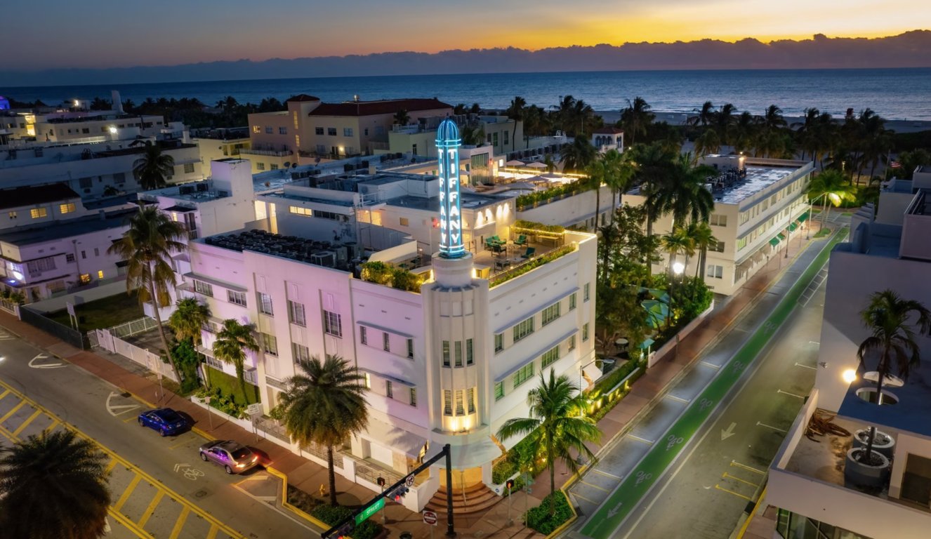 Night Exterior | The Tony Hotel South Beach