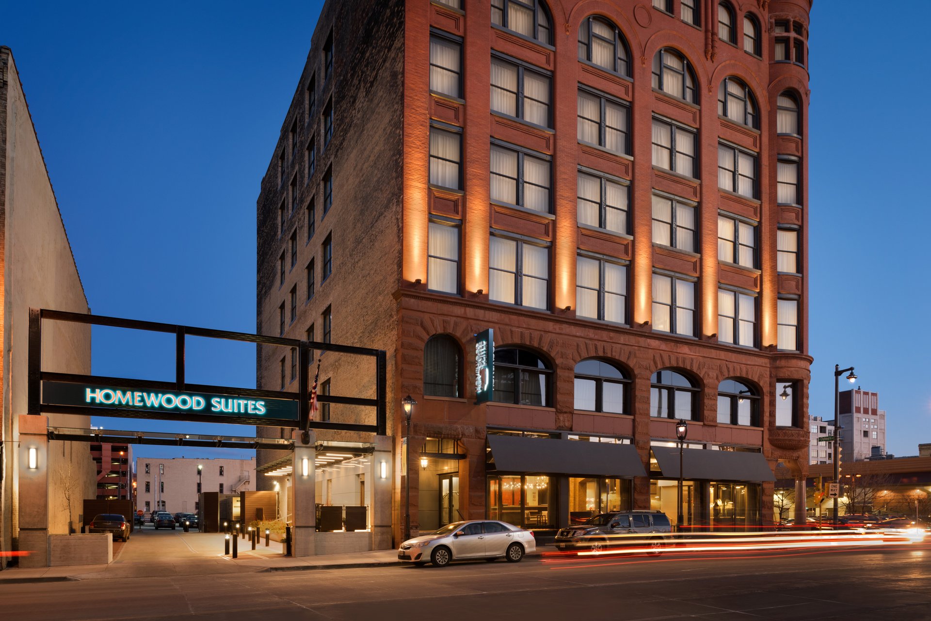Exterior Night | Homewood Suites by Hilton Milwaukee/Downtown, WI