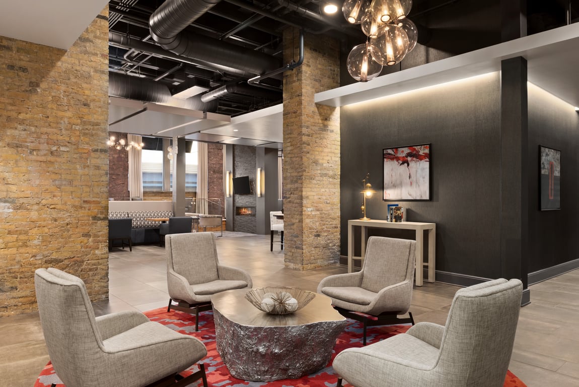 Lodge Area | Homewood Suites by Hilton Milwaukee/Downtown, WI