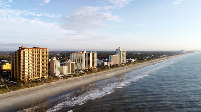 Exterior Beach | Hilton Grand Vacations Club Anderson Ocean Myrtle Beach