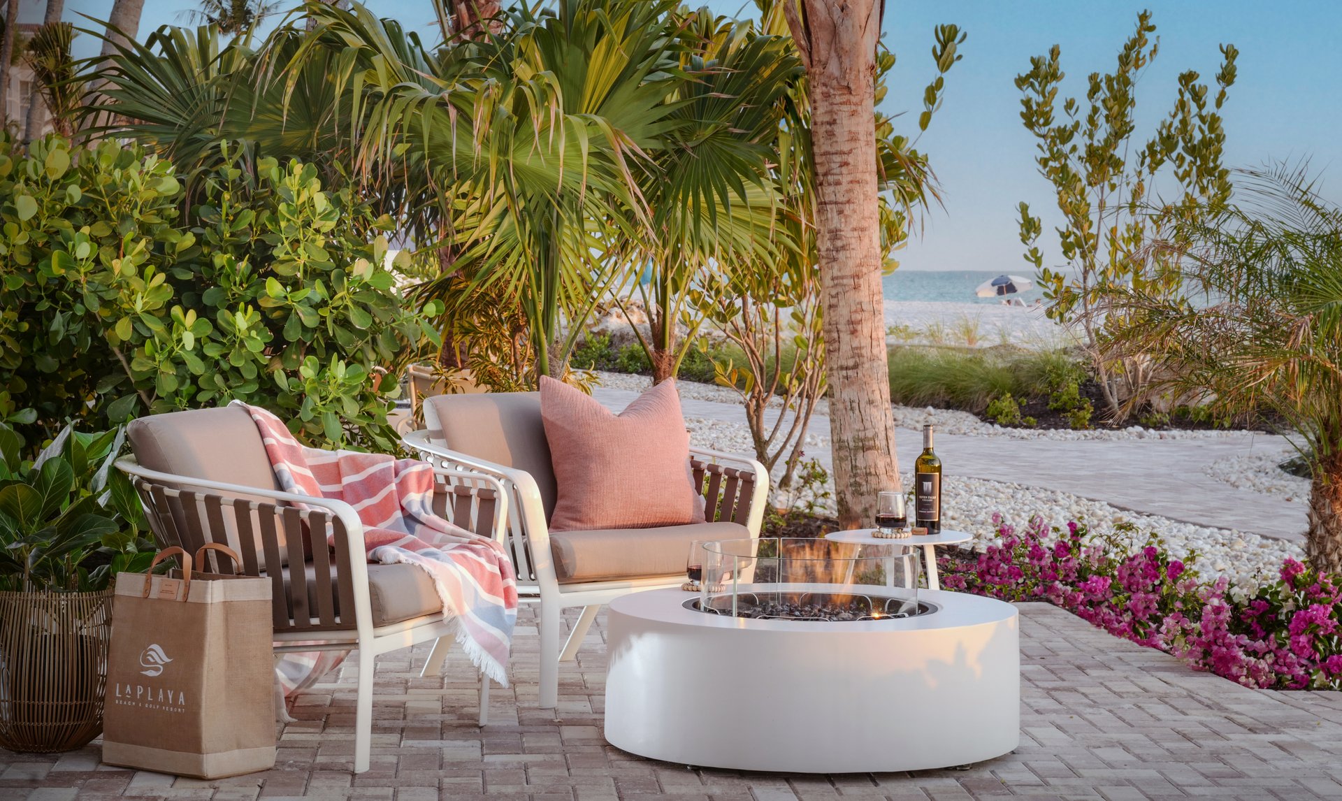 Fireside LaPlaya.jpg | LaPlaya Beach & Golf Resort - A Noble House Resort