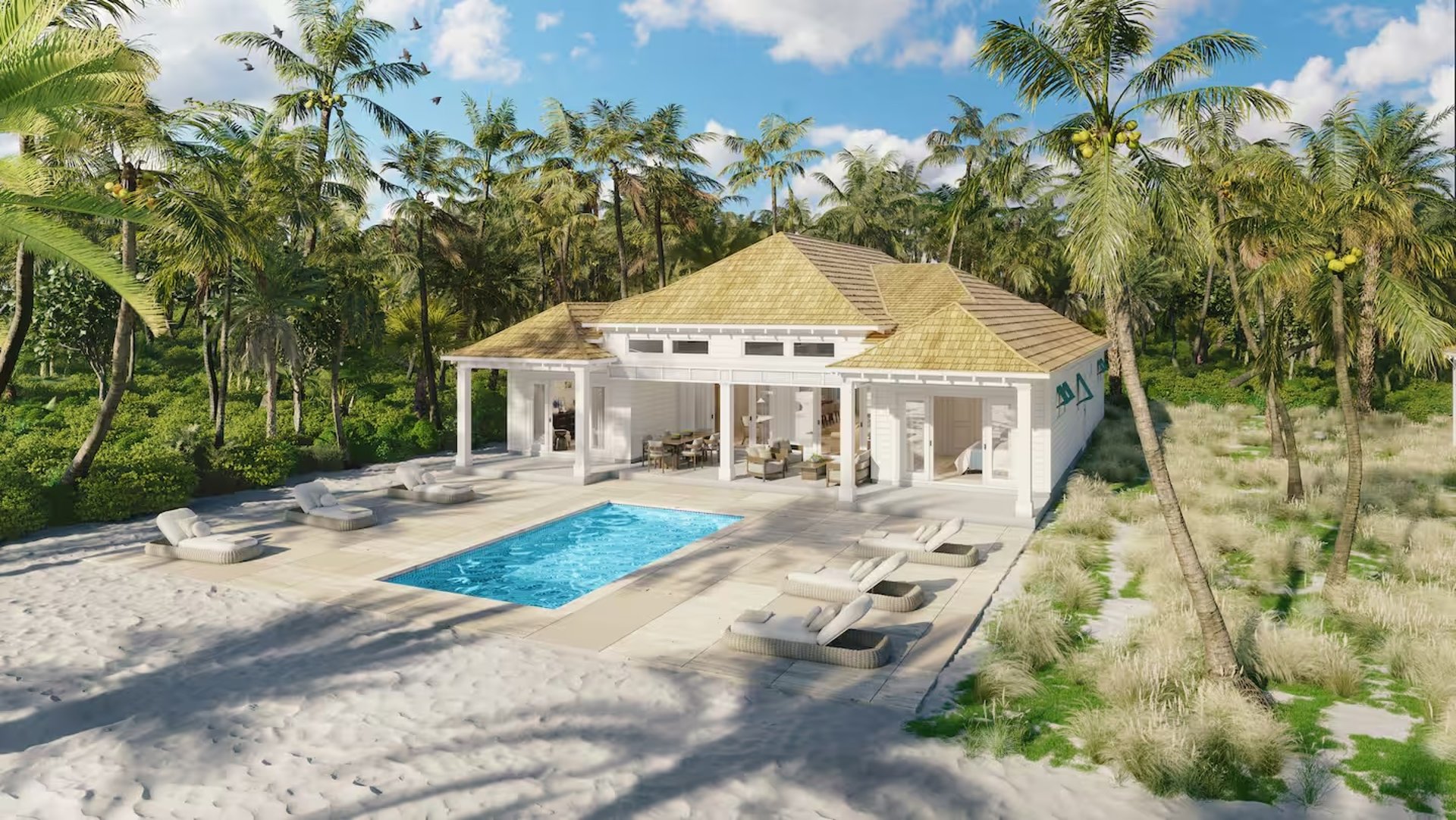 Villa and Pool