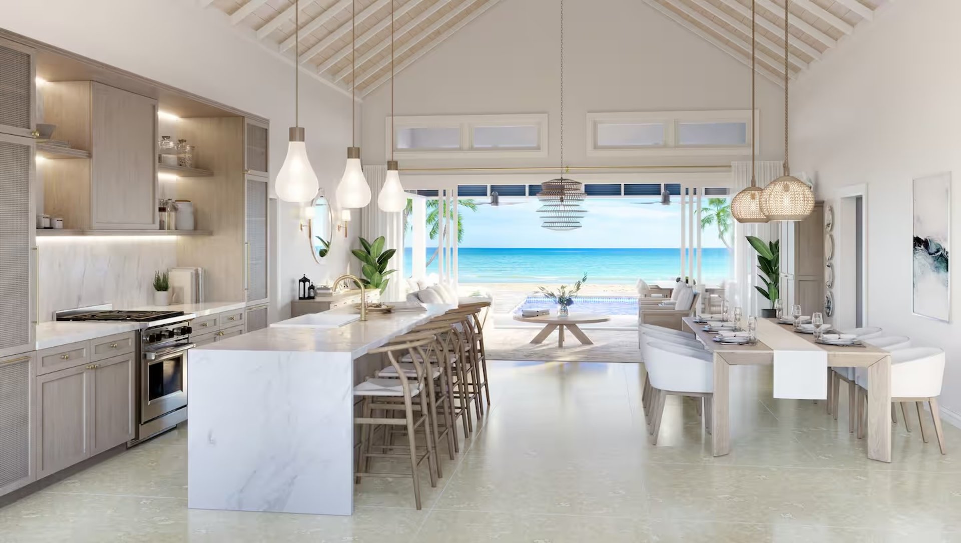 Kitchen and Dining Area