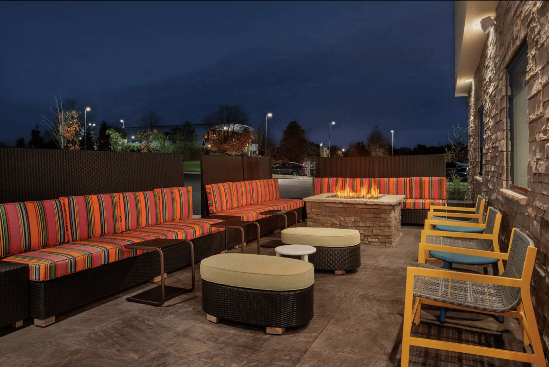 Fire Pit | Home2 Suites by Hilton New Brunswick