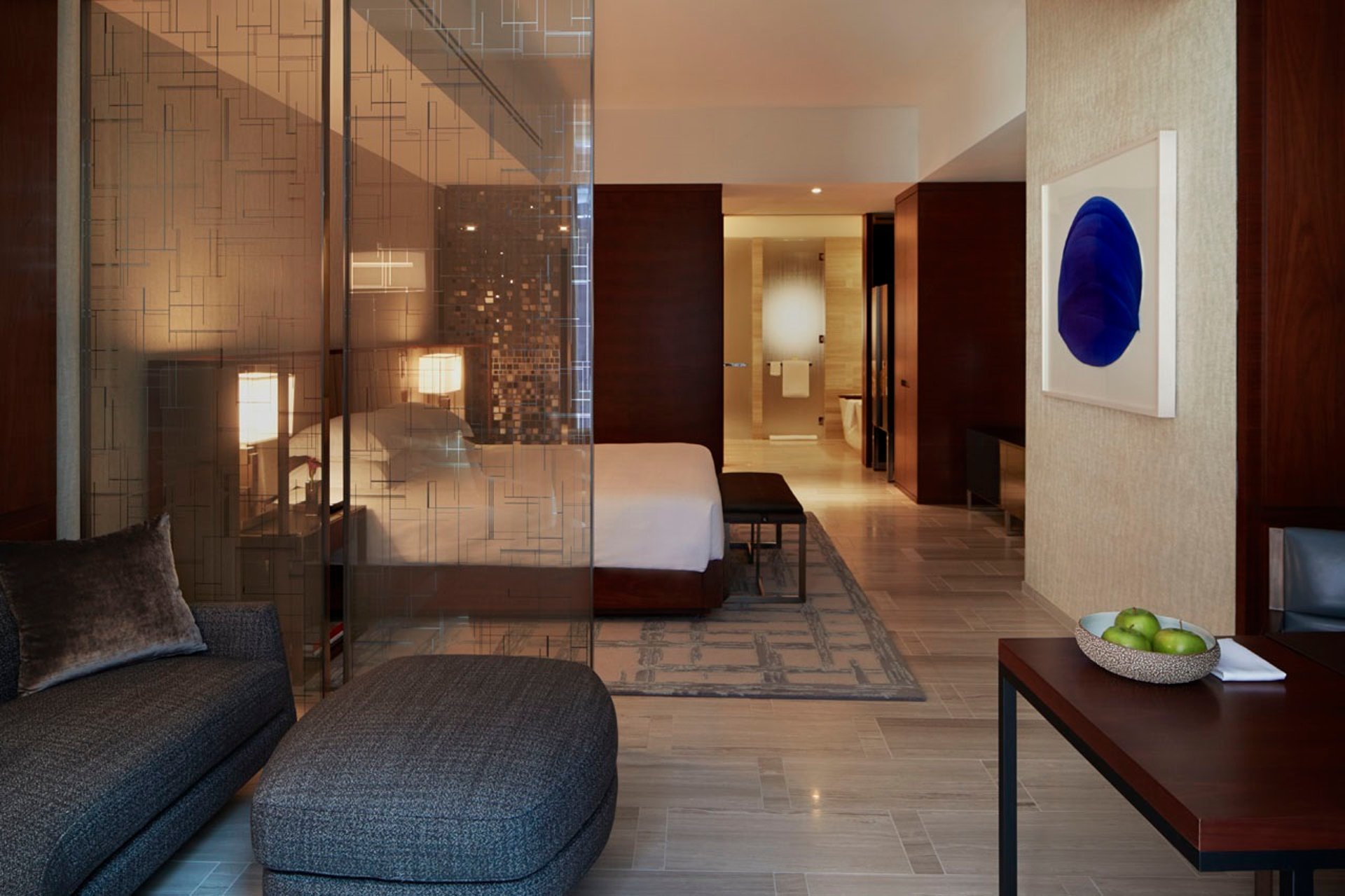 Living Area and Bedroom