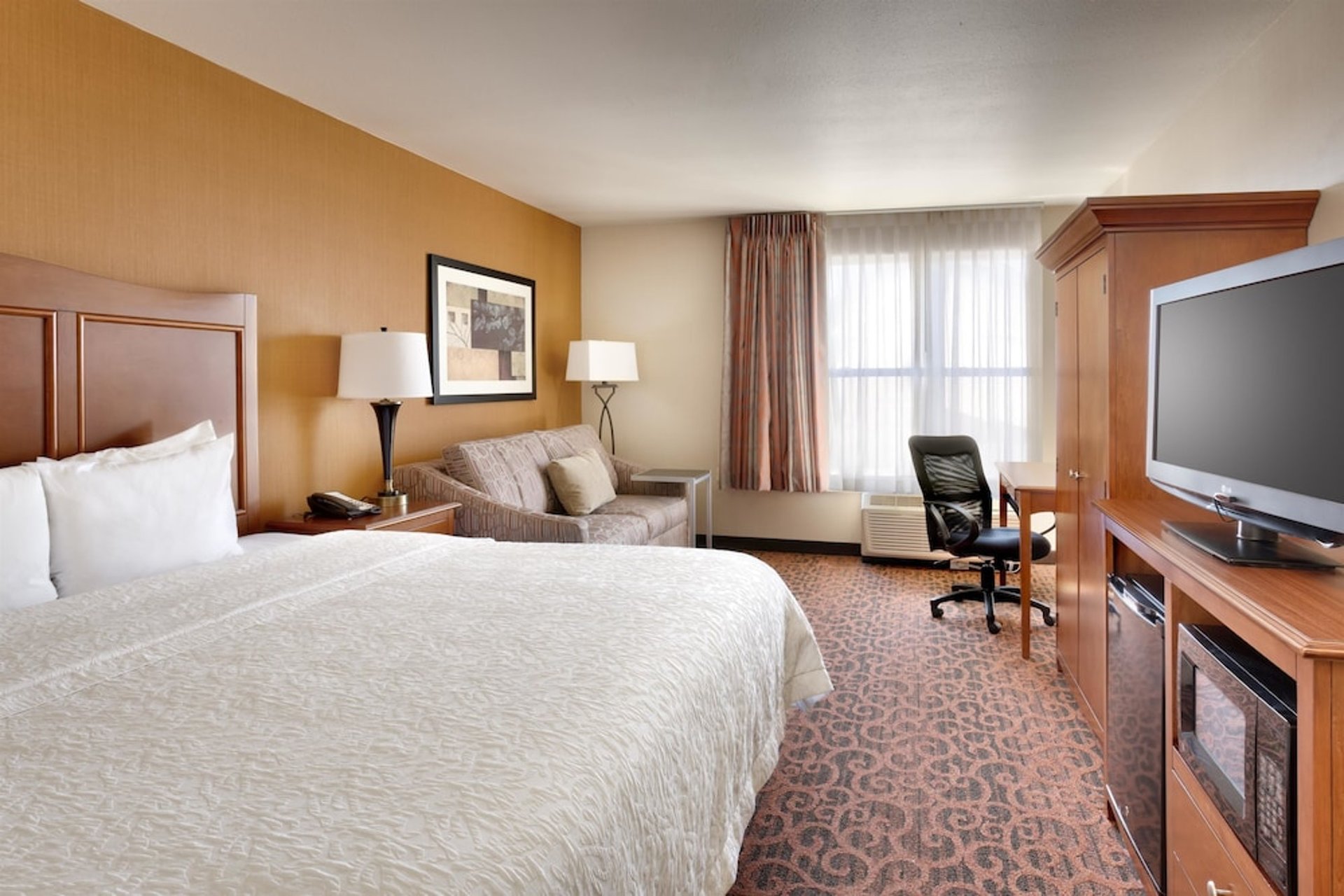 1 King Bed Study