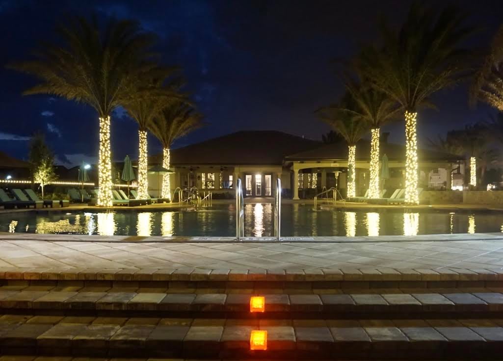 Balmoral Pool Night | Balmoral Resort Florida