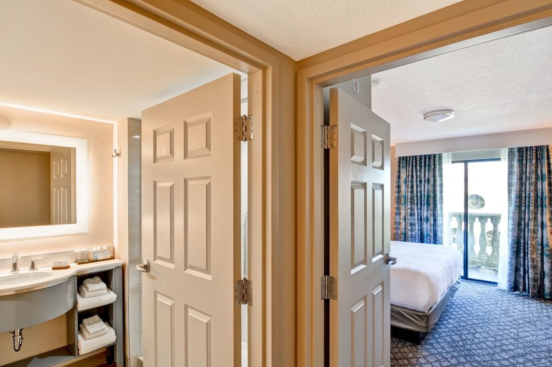 Separate rooms