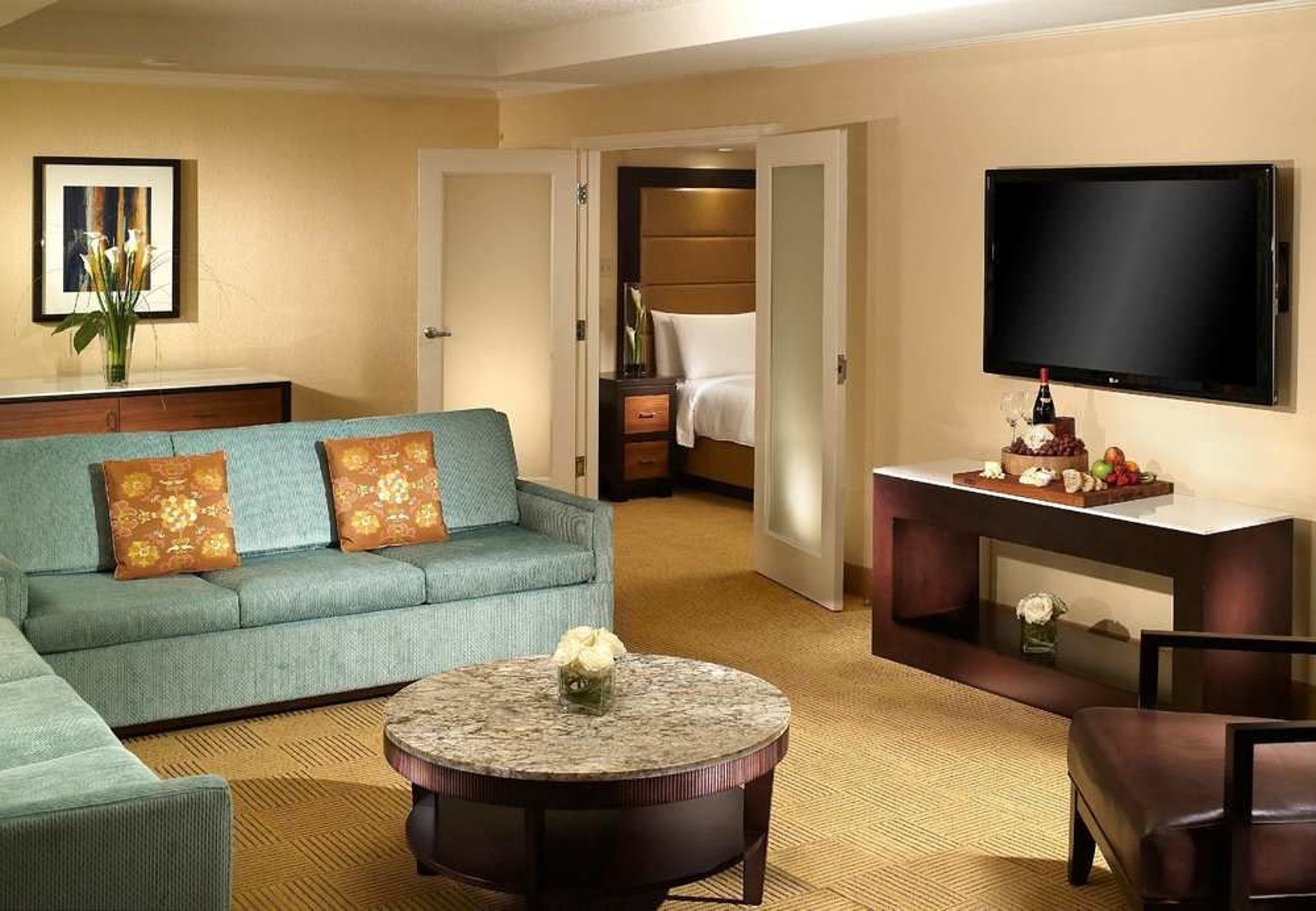 One Bedroom Suite Living Area