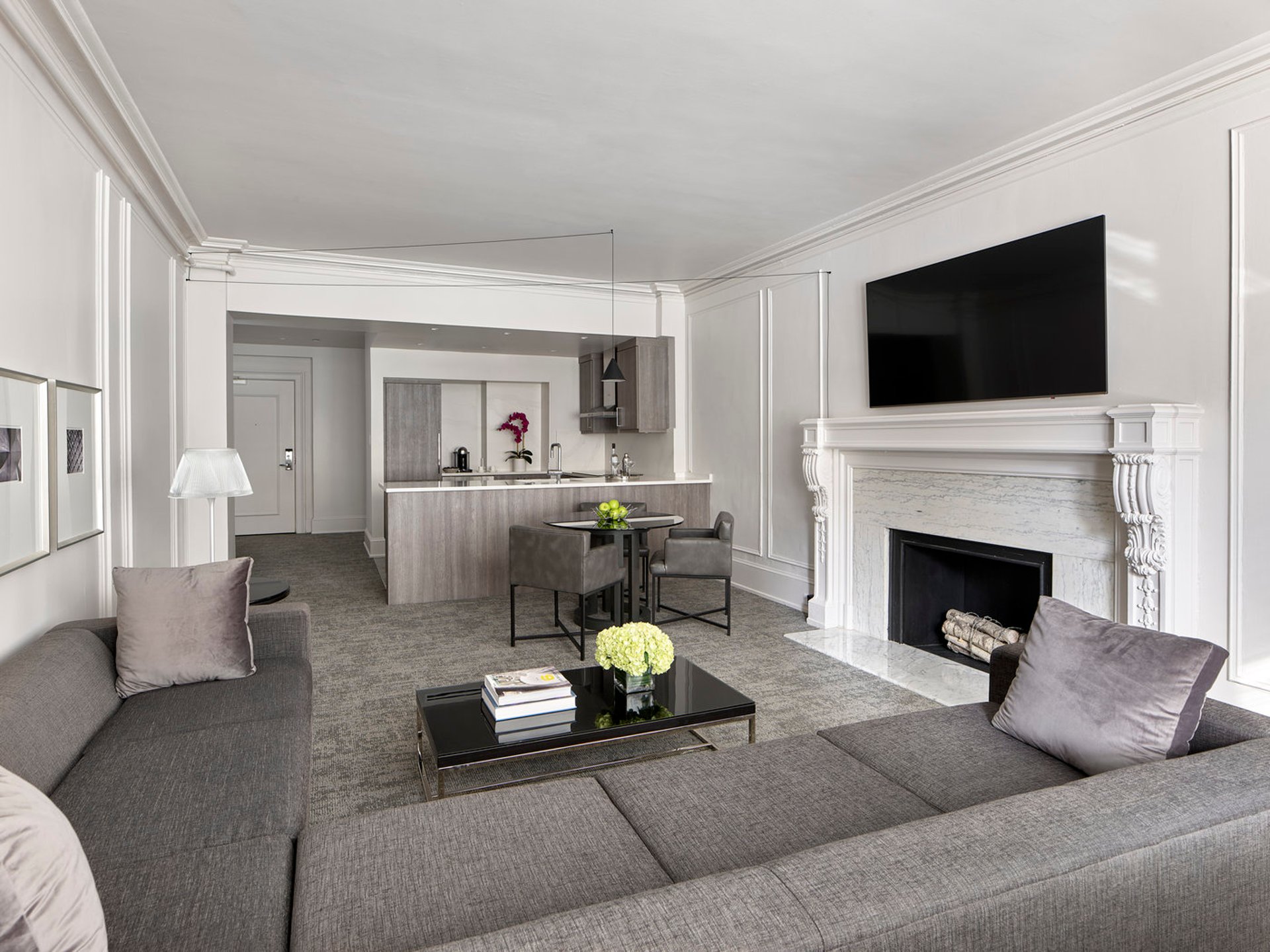 Living Room Kitchen