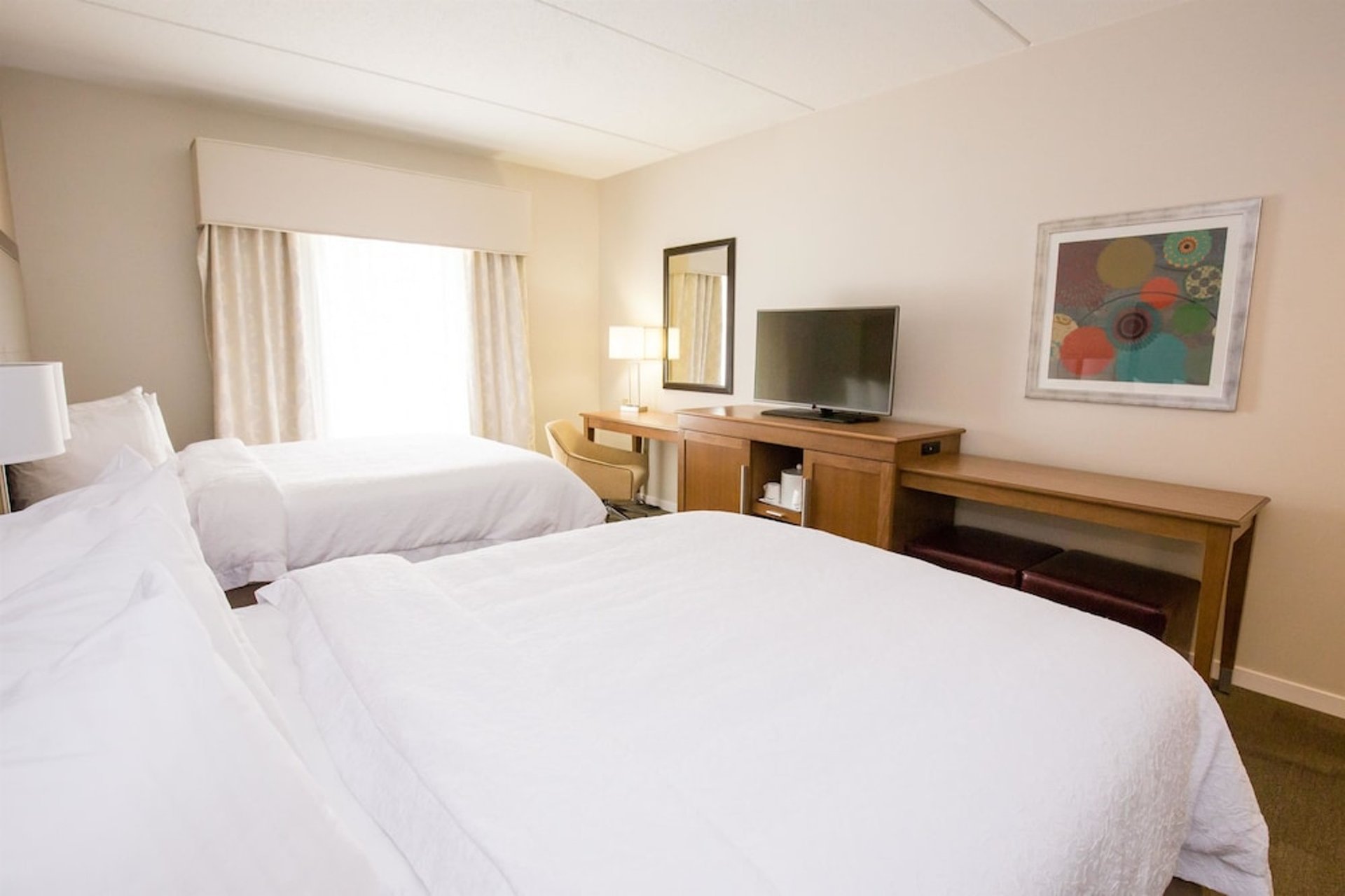 2 Queen Room with Fridge