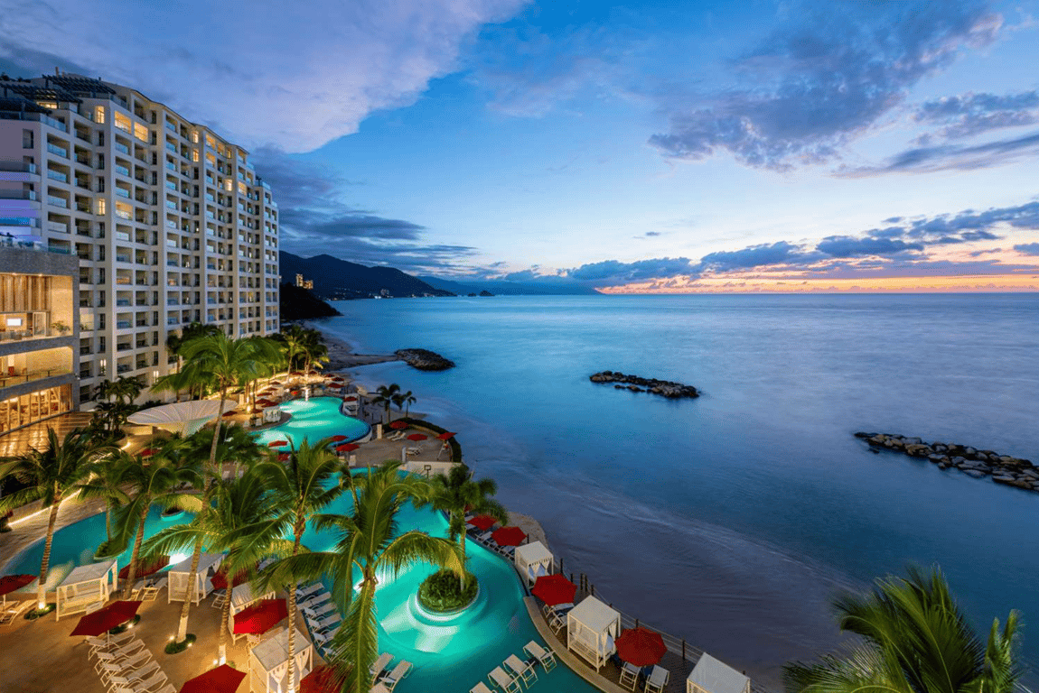 Dusk View | Hilton Vallarta Riviera All-Inclusive Resort