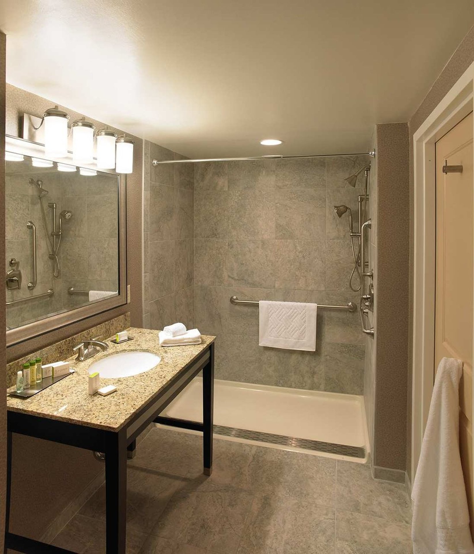 Roll-in shower