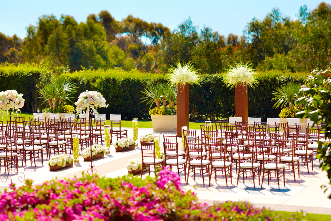 Wedding - Palm Courtyard | Park Hyatt Aviara Resort, Spa & Golf Club