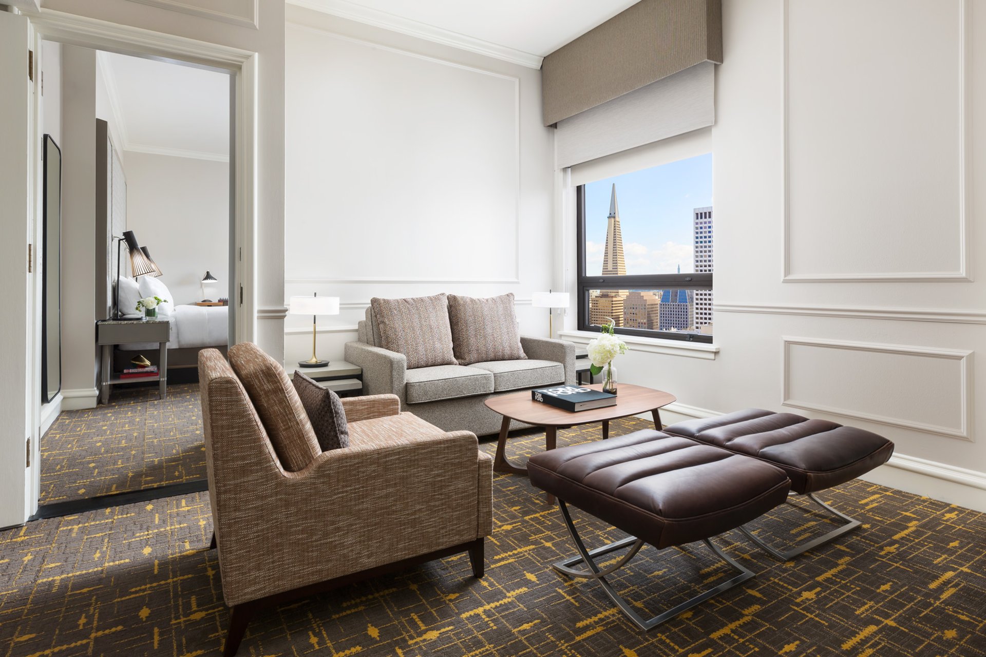 Parlor Suite Living Area and View