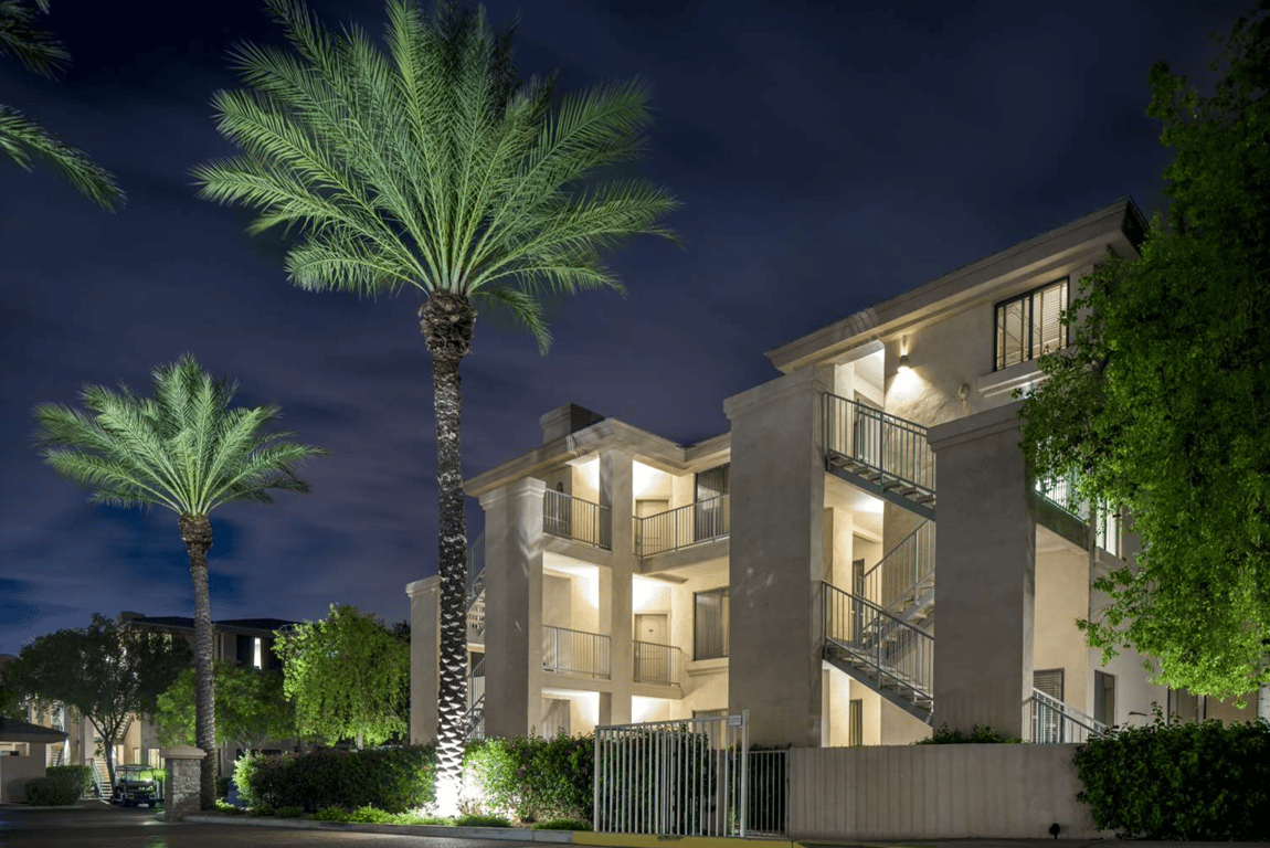 Night Exterior | Scottsdale Links Resort, a Hilton Vacation Club