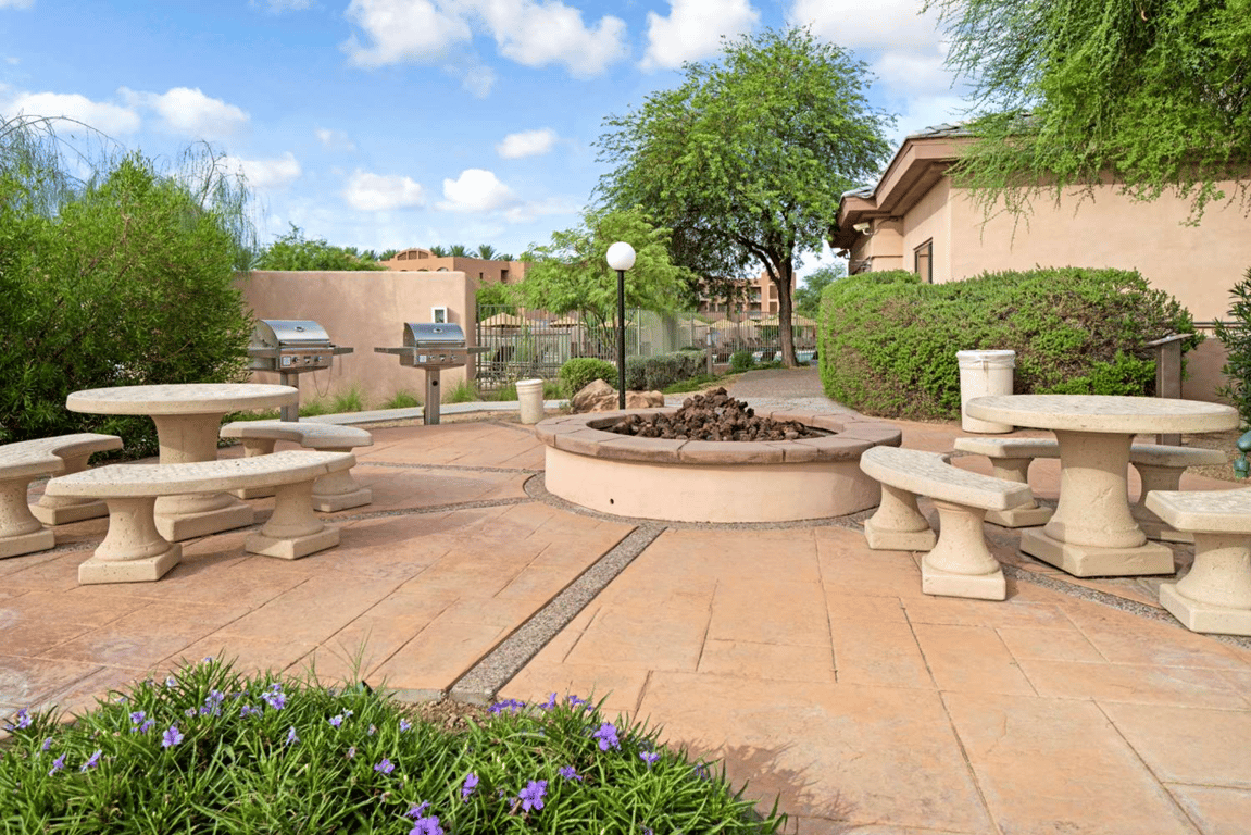 Fire Pit | Scottsdale Links Resort, a Hilton Vacation Club