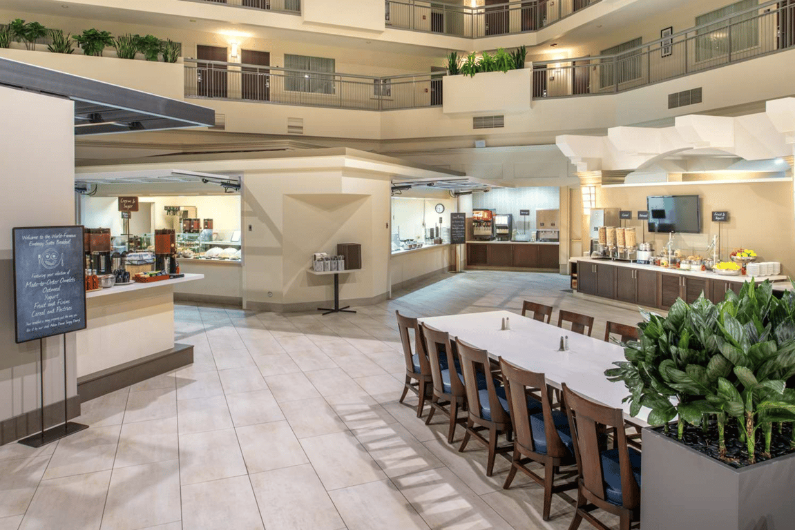 Buffet Seating | Embassy Suites by Hilton Seattle Tacoma International Airport