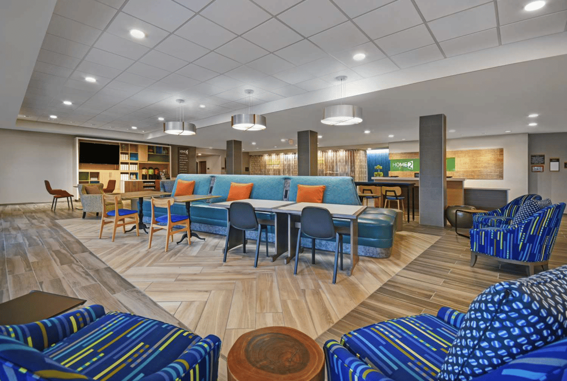 Lobby Area | Home2 Suites by Hilton Springdale Cincinnati