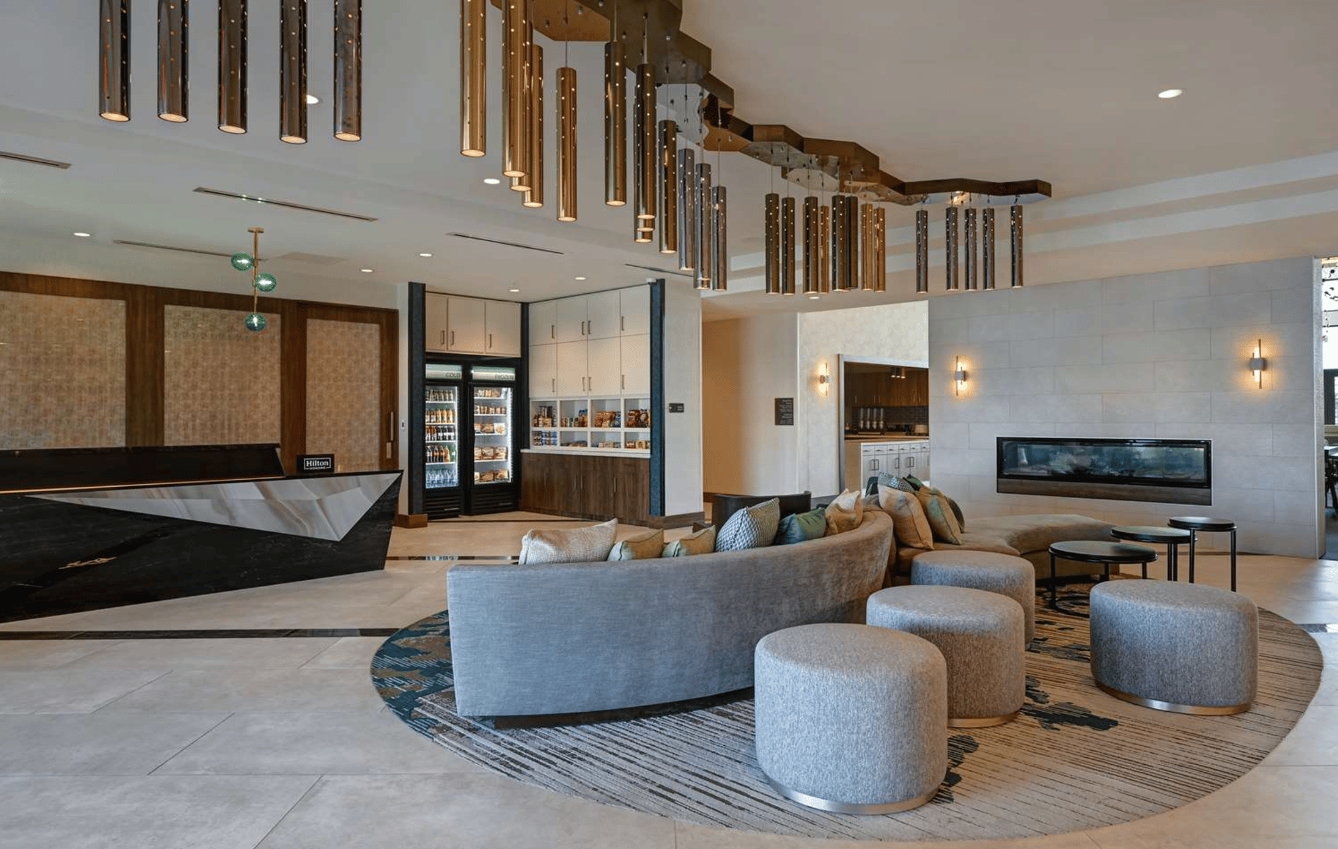 Front Desk Seating | Homewood Suites by Hilton Dallas The Colony