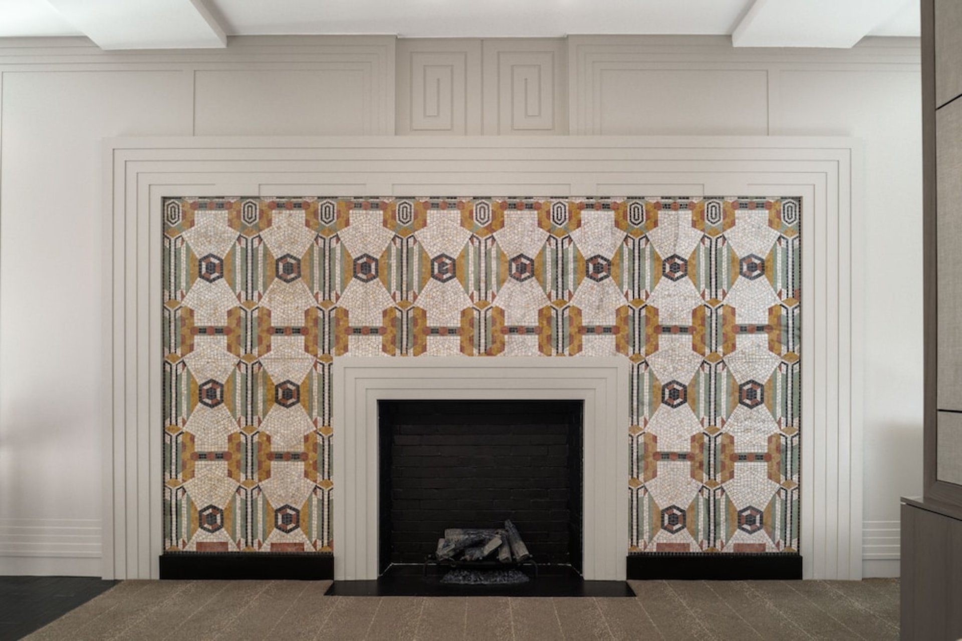 Mosaic Fireplace