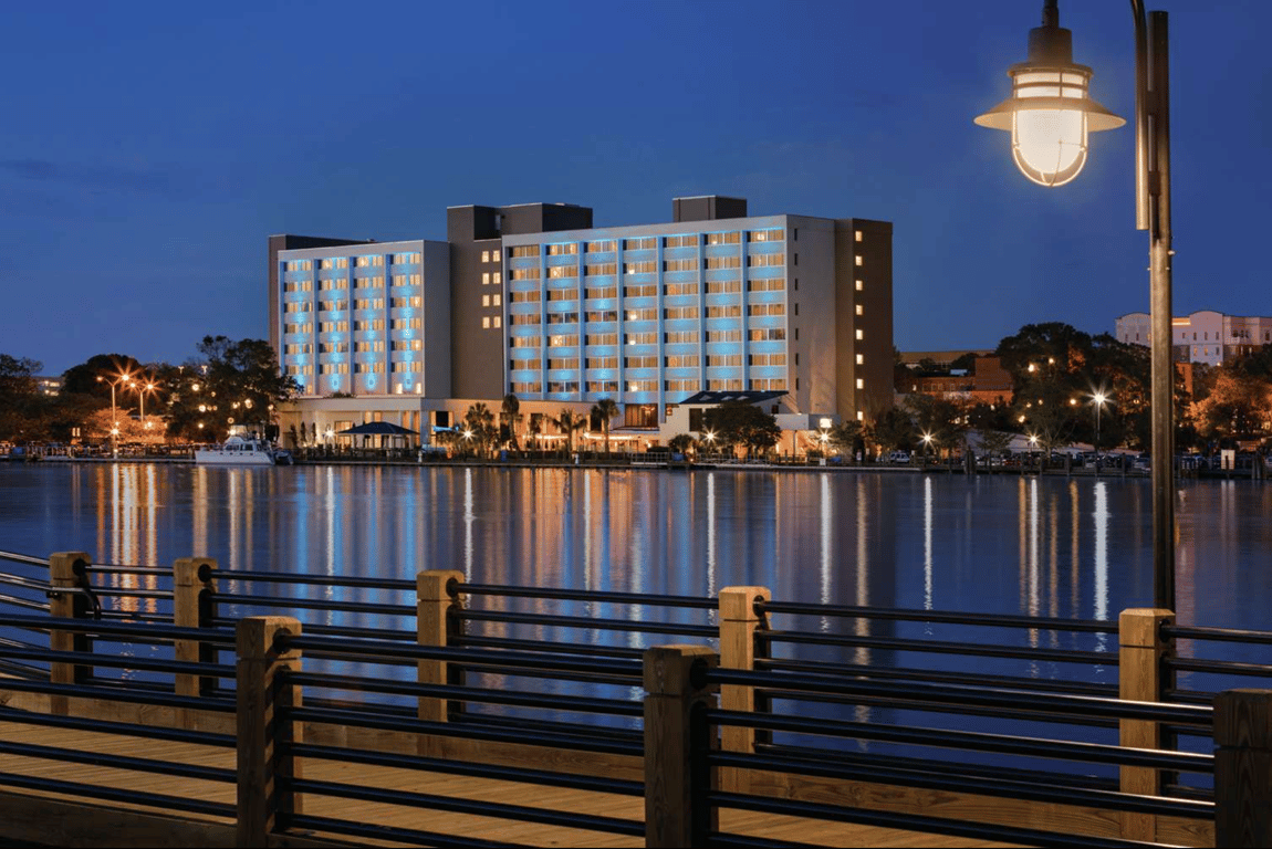 Night Exterior | Hotel Ballast Wilmington, Tapestry Collection by Hilton