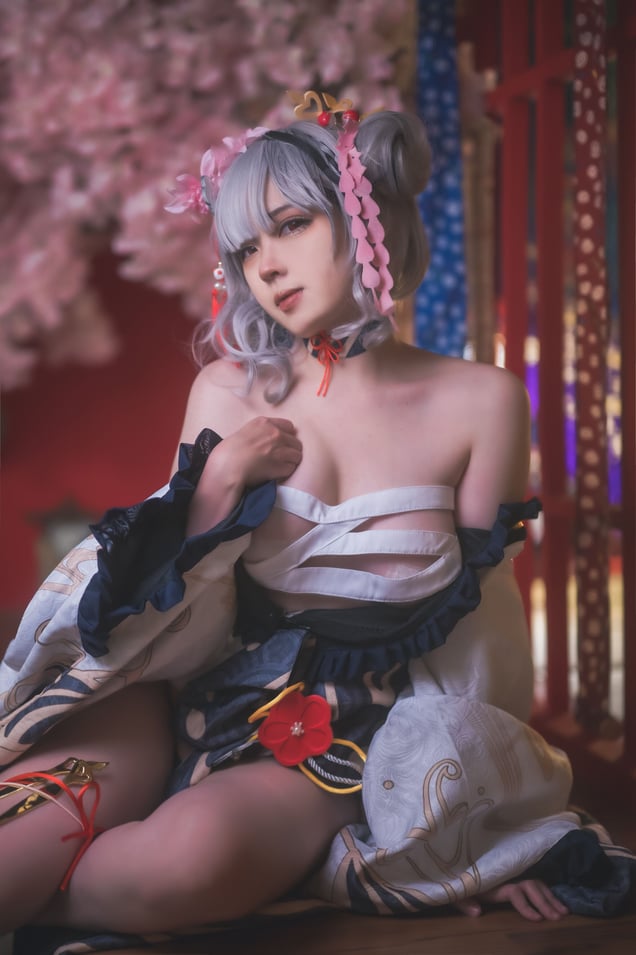 [奈奈纪] Sakamata Chloe ／ Kimono Cosplay