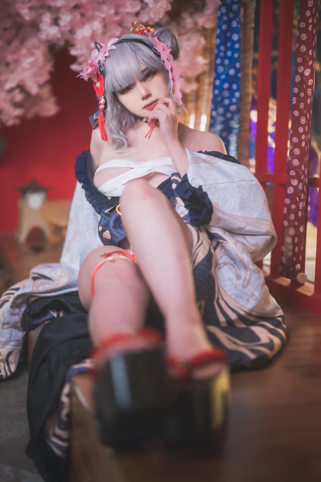 [奈奈纪] Sakamata Chloe ／ Kimono Cosplay