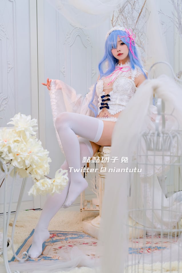 黏黏团子兔 - 蕾姆花嫁