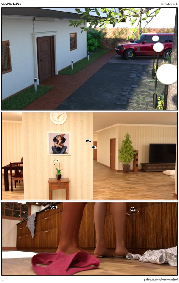 [3D][Losekorntrol] Young Love 1-9 (Hijab 3DX) [喵子汉化组]