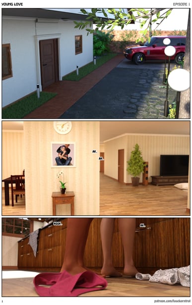 [3D][Losekorntrol] Young Love 1-9 (Hijab 3DX) [喵子汉化组]-在线ACG，视频动画，漫画，动漫，绅士游戏，3D漫画，福利图片