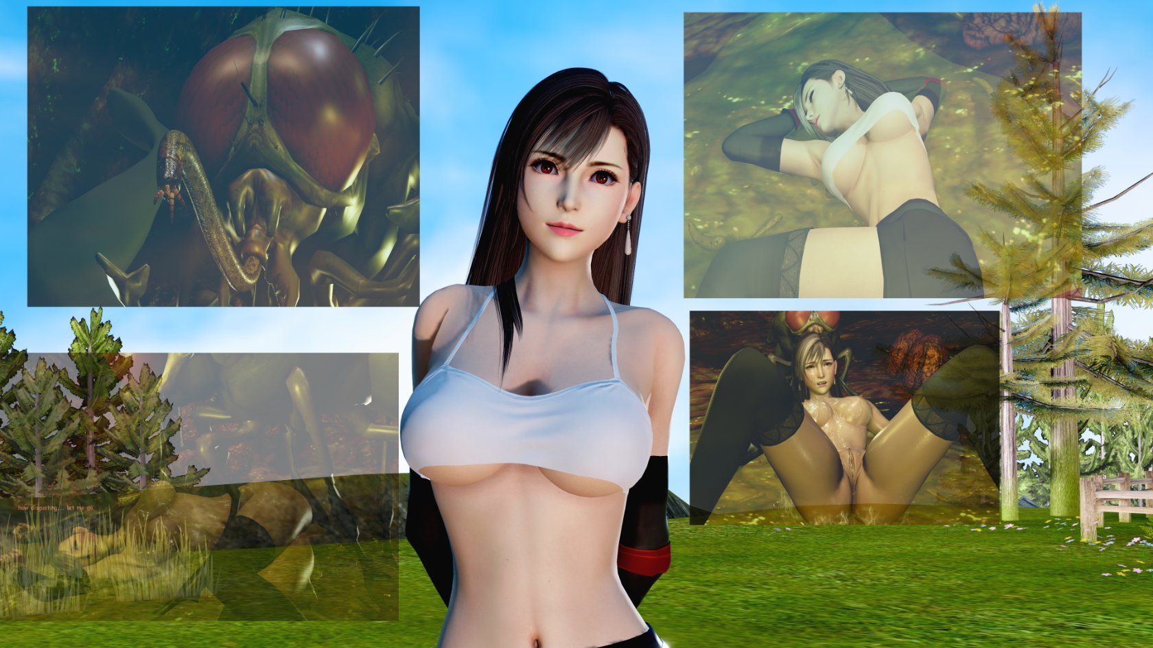 [HoneyHappy] Tifa vs Fly