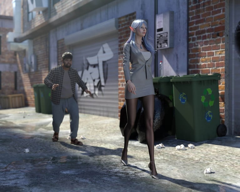 [岩石岩男] OLエルフ拉致レイプ-在线ACG，视频动画，漫画，动漫，绅士游戏，3D漫画，福利图片