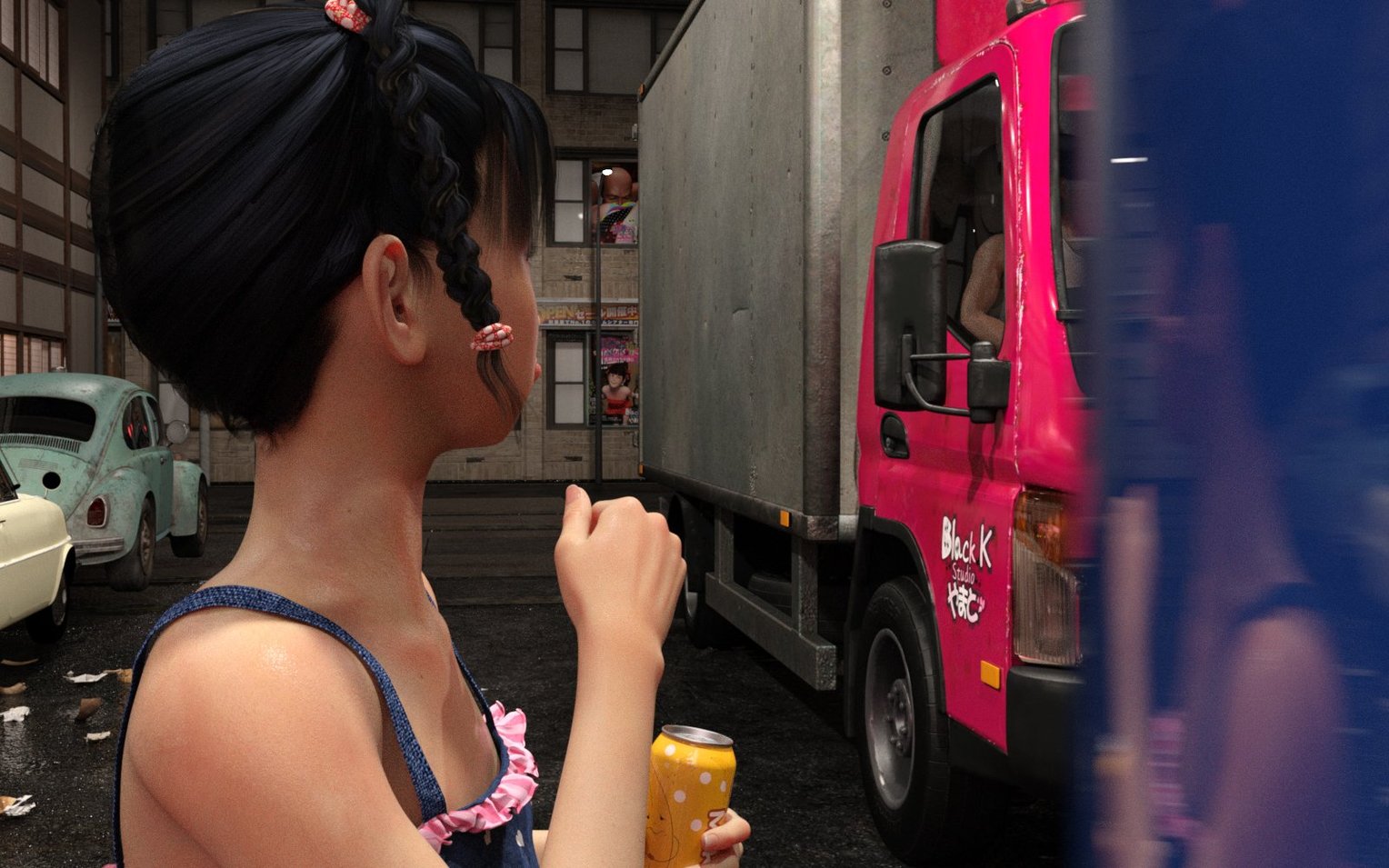[3D][BlackK Studio] 全てはバナナミルクのせい!!!うっかりハメられちゃって、姉も巻き込んで…