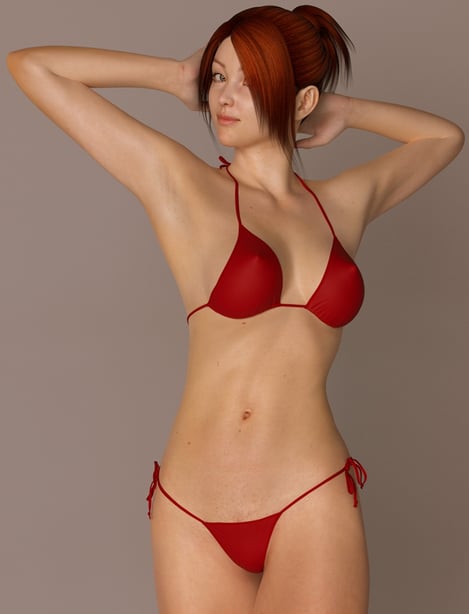 [3D][Maxsmeagol] red bikini-在线ACG，视频动画，漫画，动漫，绅士游戏，3D漫画，福利图片