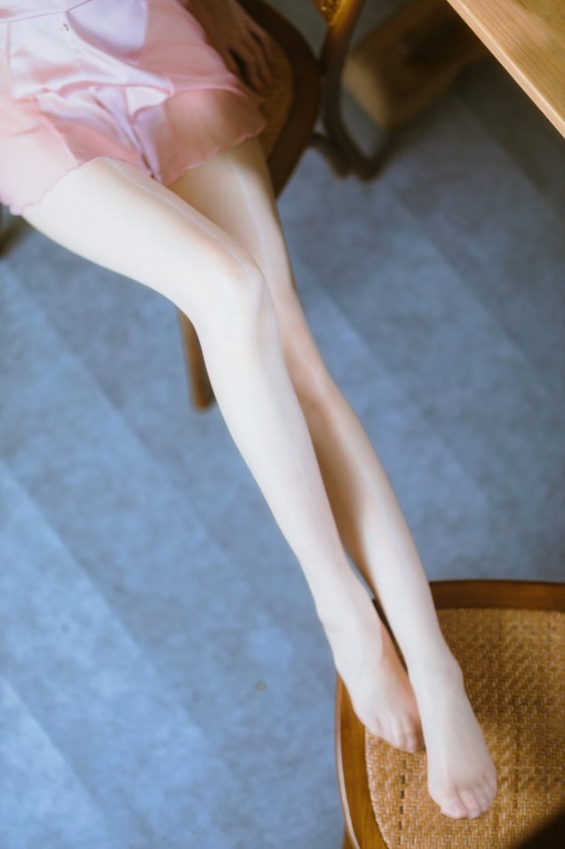 许岚LAN  半透粉纱
