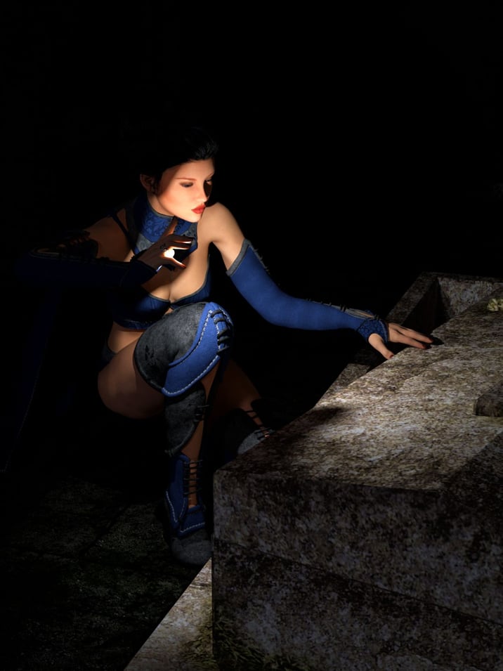 [Hibbli3D] Sorceress Lori - Beyond Death + Sold To Demons