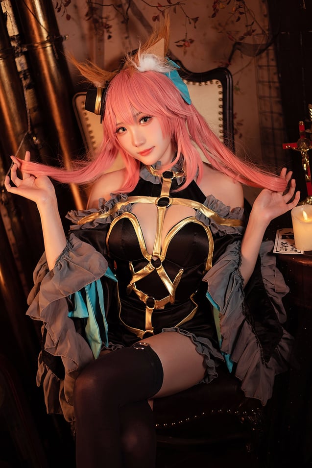 瓜希酱 - 玉藻前 漆黑魔术服