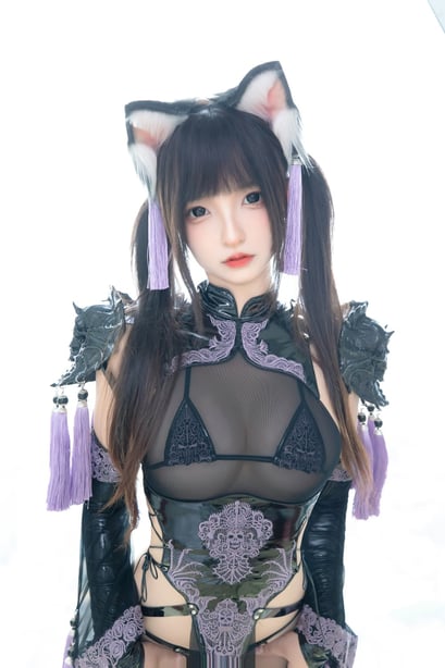 神楽坂真冬——旗袍猫女-在线ACG，视频动画，漫画，动漫，绅士游戏，3D漫画，福利图片